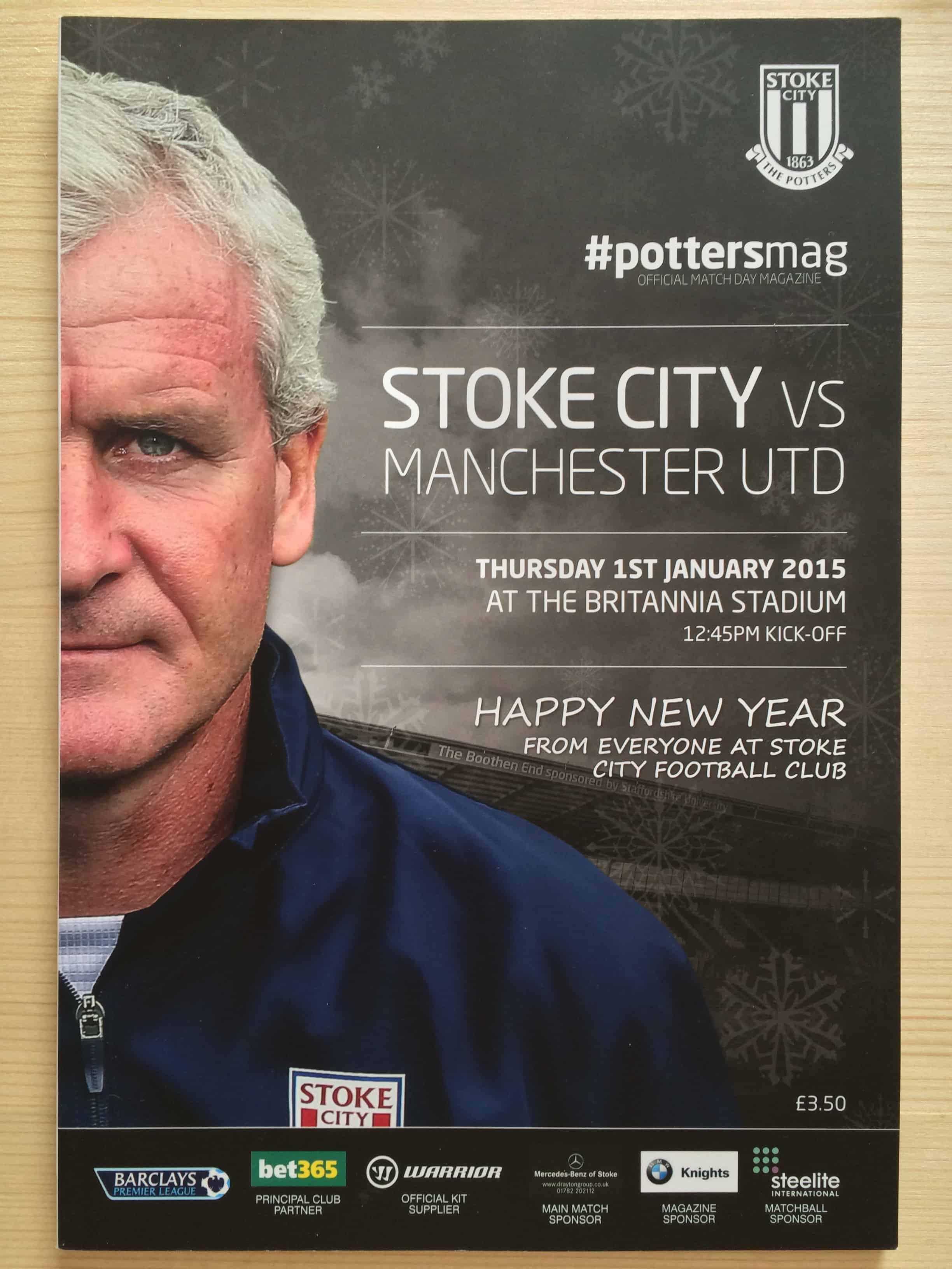 Stoke City FC v Manchester United FC